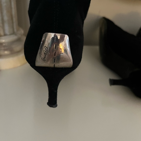 Vintage | Donald J Pliner Elisa3 Suede Elastic Knee Boots!! - Picture 6 of 10